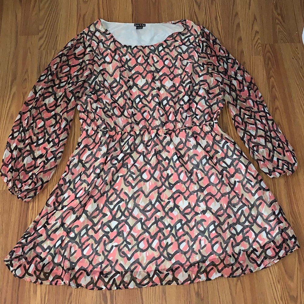Love Ari long sleeves midi dress size 3x.